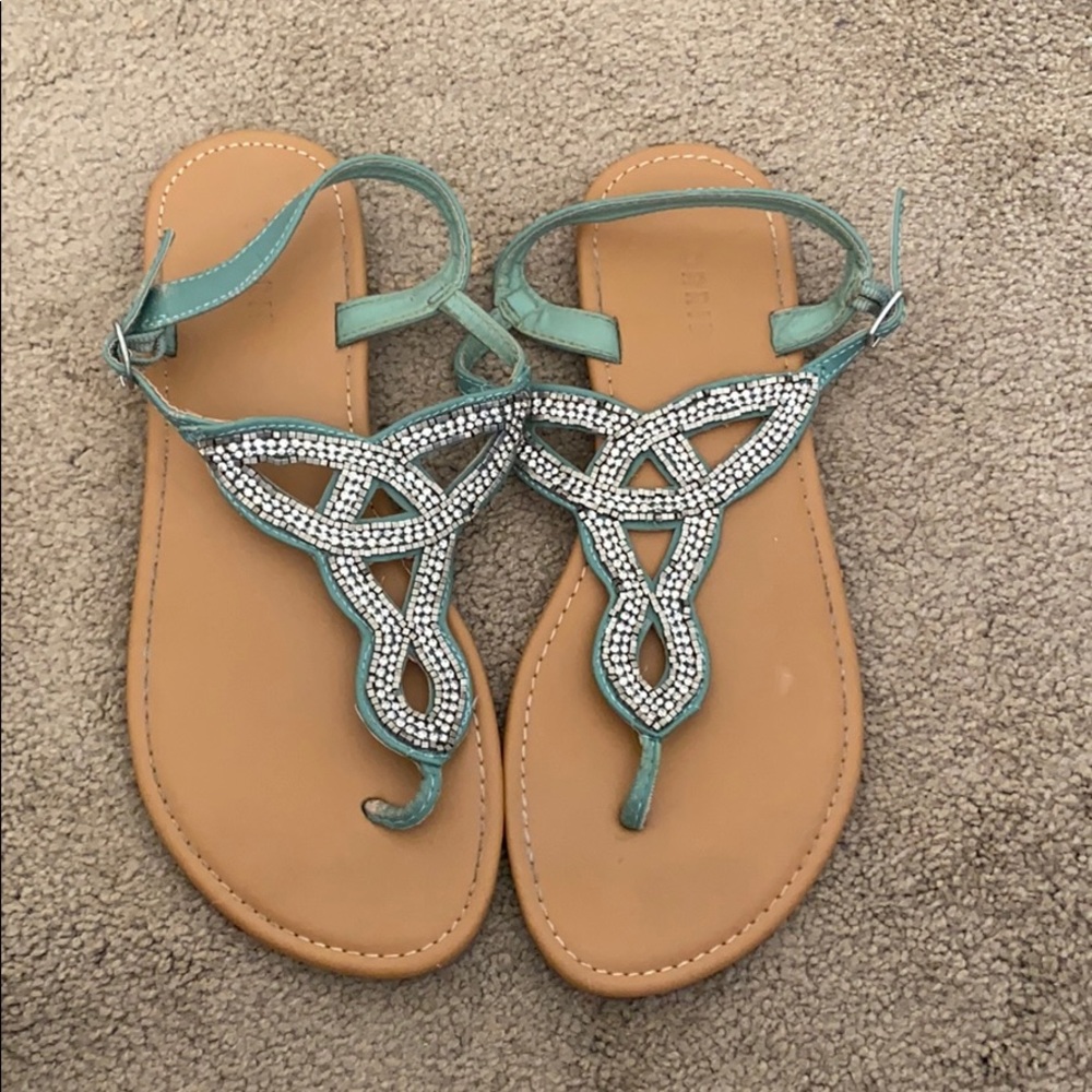 Torrid blue sandals